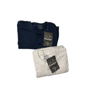 Bundle of Two Long Sleeve Henley Shirts